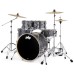 PDP Drums Mainstage 5 Pieces Drumset with Hardware and Paiste Cymbals - Twisted Graphite