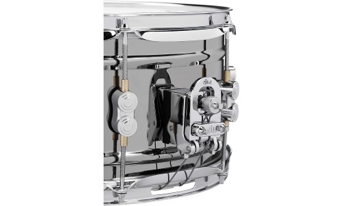 PDP Drums PDSN0612BNCR Concept Metal Snare - Black Nickel Over Steel - 6-inch x 12-inch