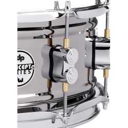 PDP Drums PDSN0612BNCR Concept Metal Snare - Black Nickel Over Steel - 6-inch x 12-inch