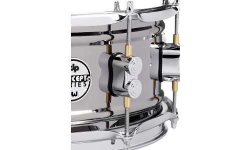 PDP Drums PDSN0612BNCR Concept Metal Snare - Black Nickel Over Steel - 6-inch x 12-inch