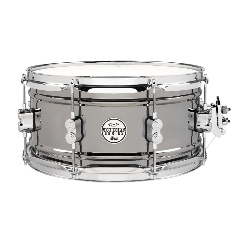 PDP Drums PDSN6513BNCR  Concept Series Black Nickel Over Steel Snare Drum - 6.5-inch x -13inch