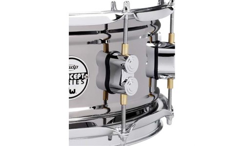 PDP Drums PDSN6513BNCR  Concept Series Black Nickel Over Steel Snare Drum - 6.5-inch x -13inch