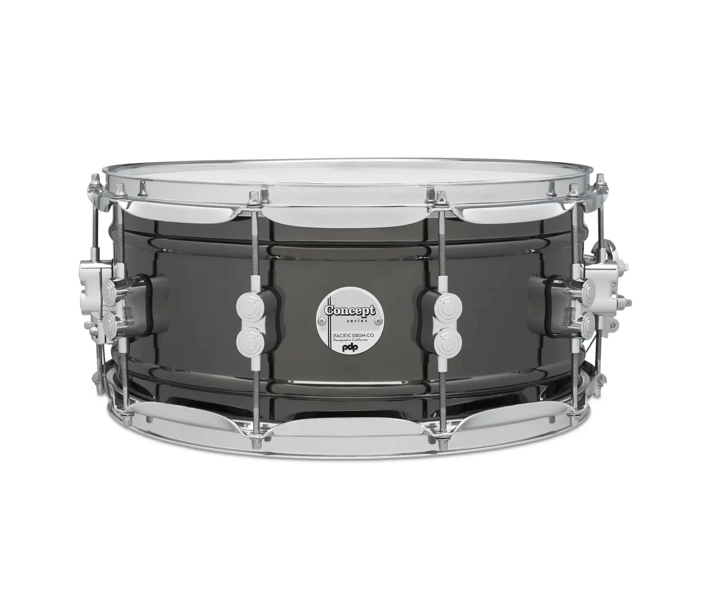 PDP Drums PDSN6514BNCR Concept Metal Snare - Black Nickel - 6.5-inch x 14-inch