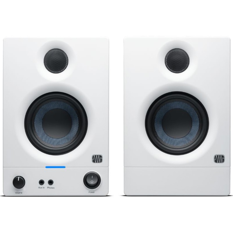 PreSonus Eris E3.5-WHT Powered Studio Monitors Pair 2nd Generation 3.5" - White PreSonus Eris E3.5-WHT Powered Studio Monitors Pair 2nd Generation 3.5" - White