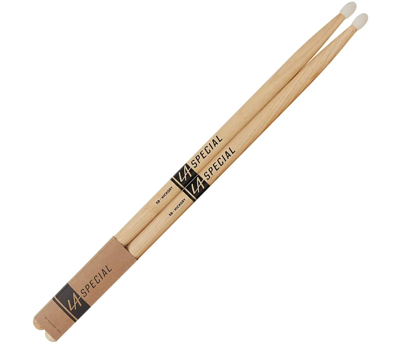 ProMark Drumsticks LA5BN LA Specials 5B Hickory Nylon Tip