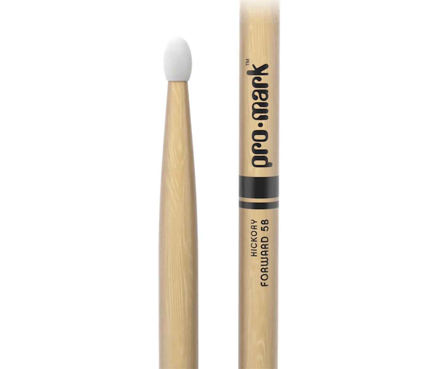 ProMark Drumsticks TX5BN Hickory 5B Nylon Tip