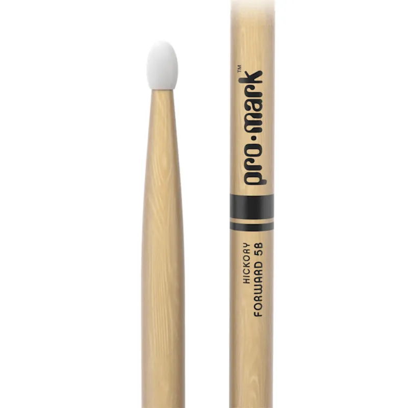 ProMark Drumsticks TX5BN Hickory 5B Nylon Tip ProMark Drumsticks TX5BN Hickory 5B Nylon Tip