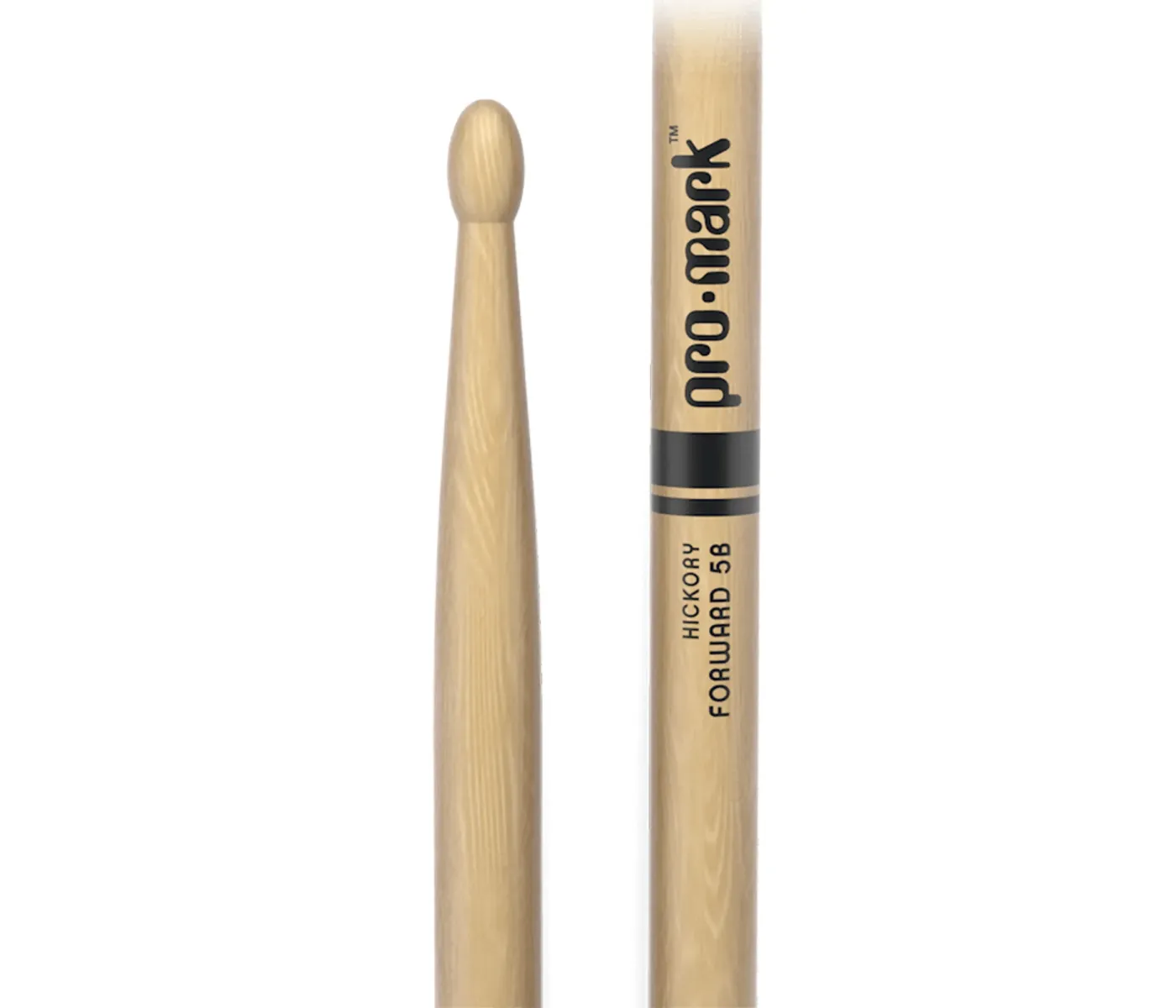 ProMark Drumsticks TX5BW Hickory 5B Wood Tip ProMark Drumsticks TX5BW Hickory 5B Wood Tip