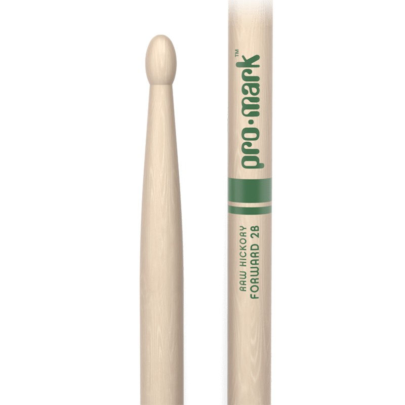 ProMark Drumsticks TXR2BW Hickory 2B "The Natural" Wood Tip