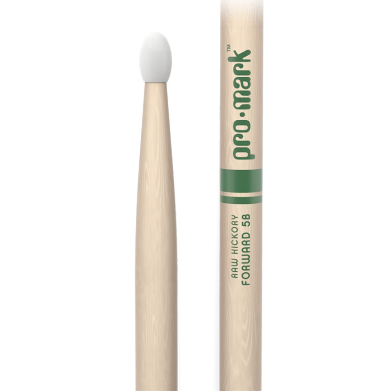 ProMark Drumsticks TXR5BN Hickory 5B "The Natural" Nylon Tip