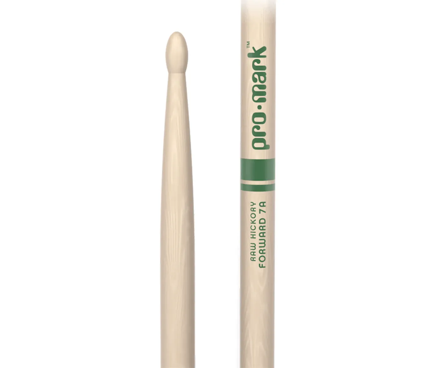 ProMark Drumsticks TXR7AW Forward 7A Raw Hickory Wood Tip
