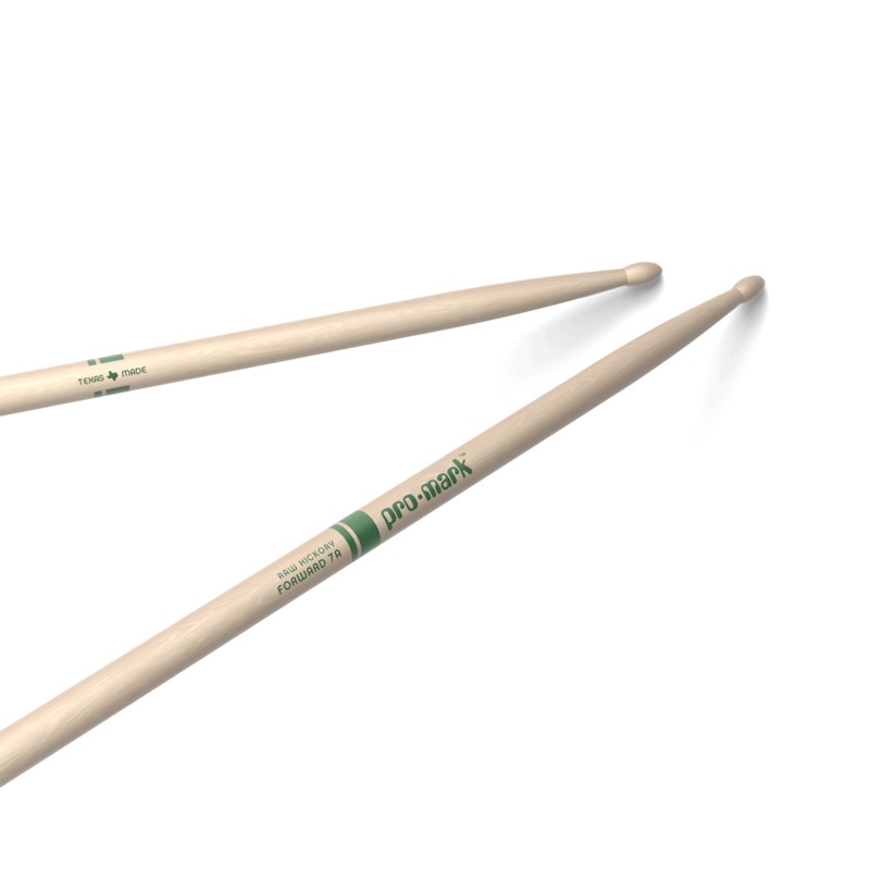 ProMark Drumsticks TXR7AW Forward 7A Raw Hickory Wood Tip