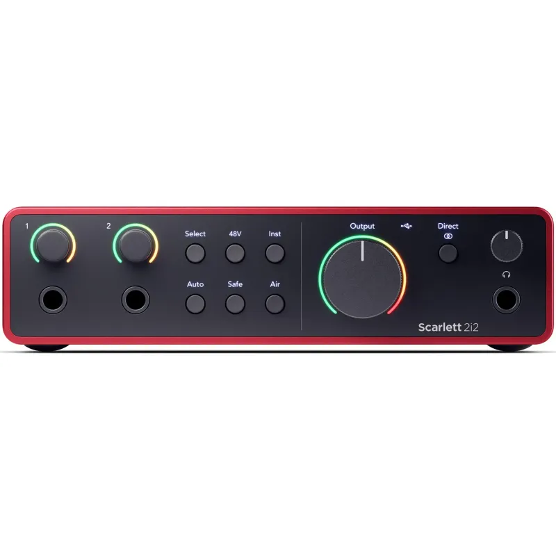 Scarlett Focusrite Scarlett 2I2-4G 4th Gen USB Audio Interface Scarlett Focusrite Scarlett 2I2-4G 4th Gen USB Audio Interface