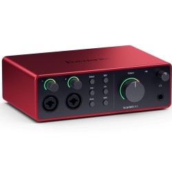 Scarlett Focusrite Scarlett 4I4-4G 4th Gen USB Audio Interface