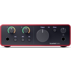 Scarlett Focusrite Scarlett Solo-4 4th Gen USB Audio Interface