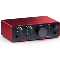 Scarlett Focusrite Scarlett Solo-4 4th Gen USB Audio Interface