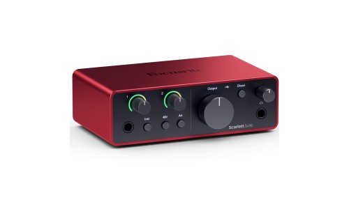 Scarlett Focusrite Scarlett Solo-4 4th Gen USB Audio Interface