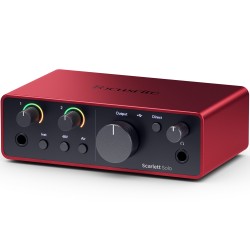 Scarlett Focusrite Scarlett Solo-4 4th Gen USB Audio Interface