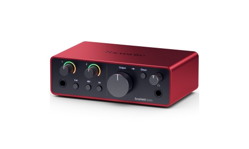 Scarlett Focusrite Scarlett Solo-4 4th Gen USB Audio Interface