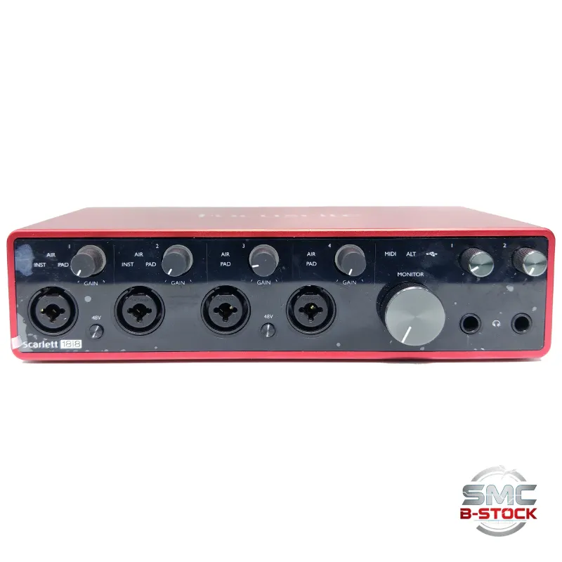 Focusrite Scarlett 18i8 Audio Interface 3rd Gen_B stock Focusrite Scarlett 18i8 Audio Interface 3rd Gen_B stock
