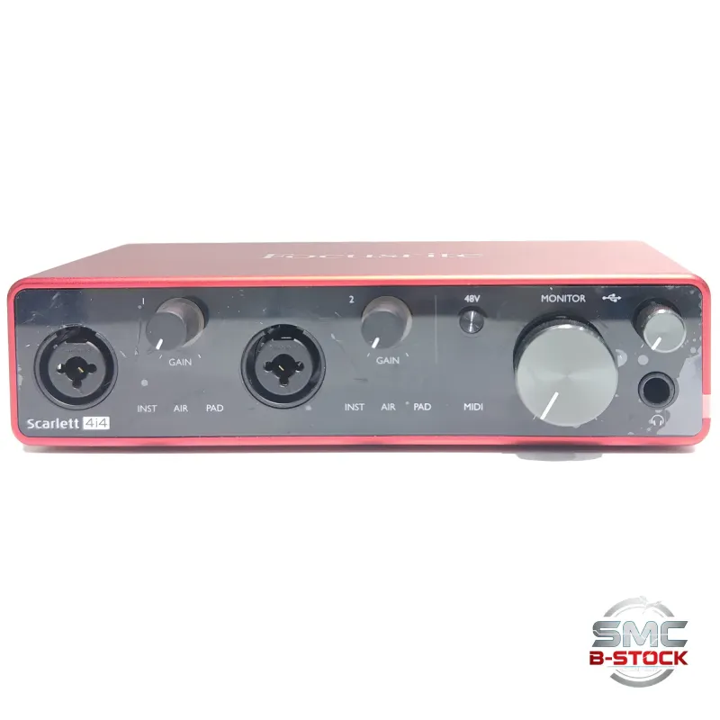 Focusrite Scarlett 4i4 Audio Interface 3rd Gen_B stock Focusrite Scarlett 4i4 Audio Interface 3rd Gen_B stock
