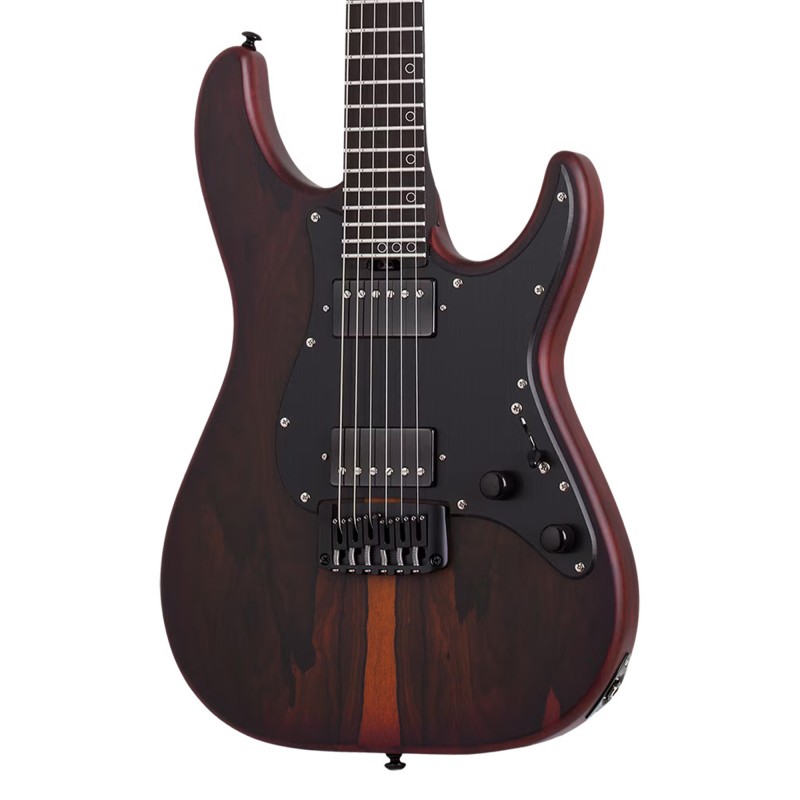 Schecter 1270 Sun Valley Super Shredder Exotic HT Ziricote Electric Guitar - Natural Satin