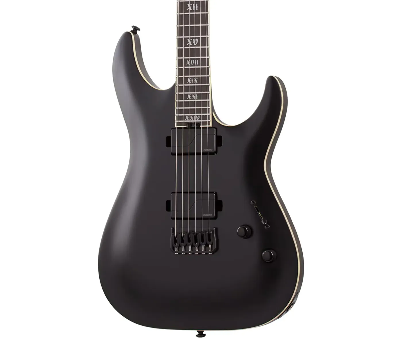 Schecter 1347 C-1 SL Evil Twin Electric Guitar - Satin Black