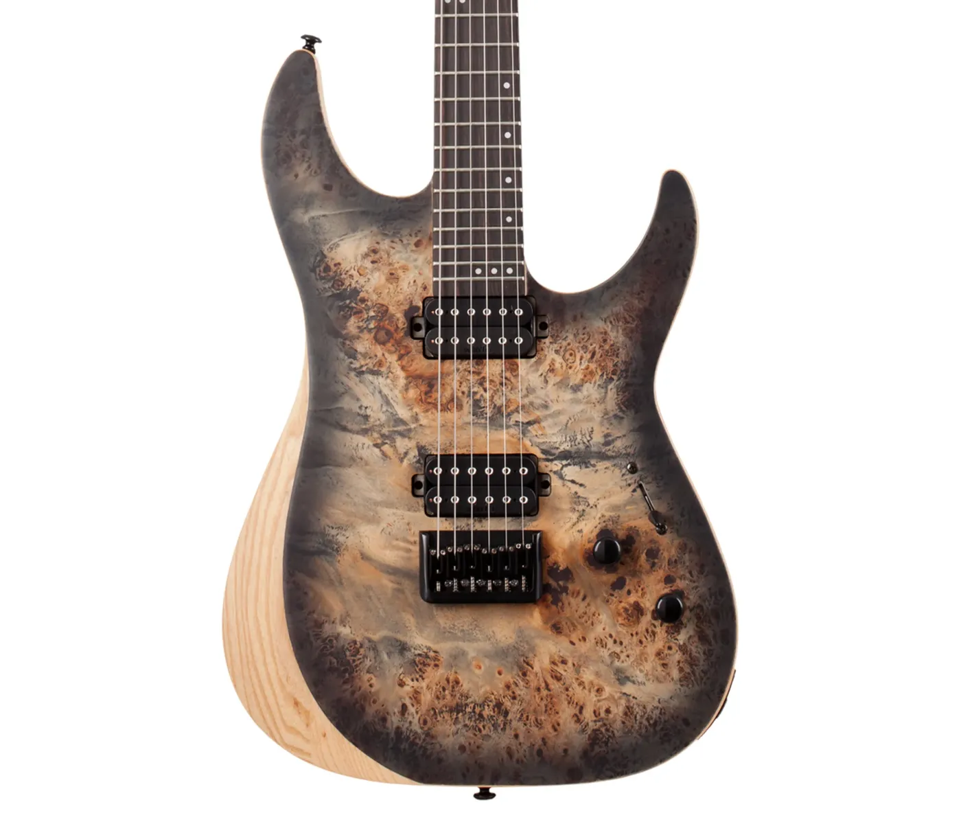 Schecter 1500 Electric Guitar Reaper 6 - Satin Charcoal Burst