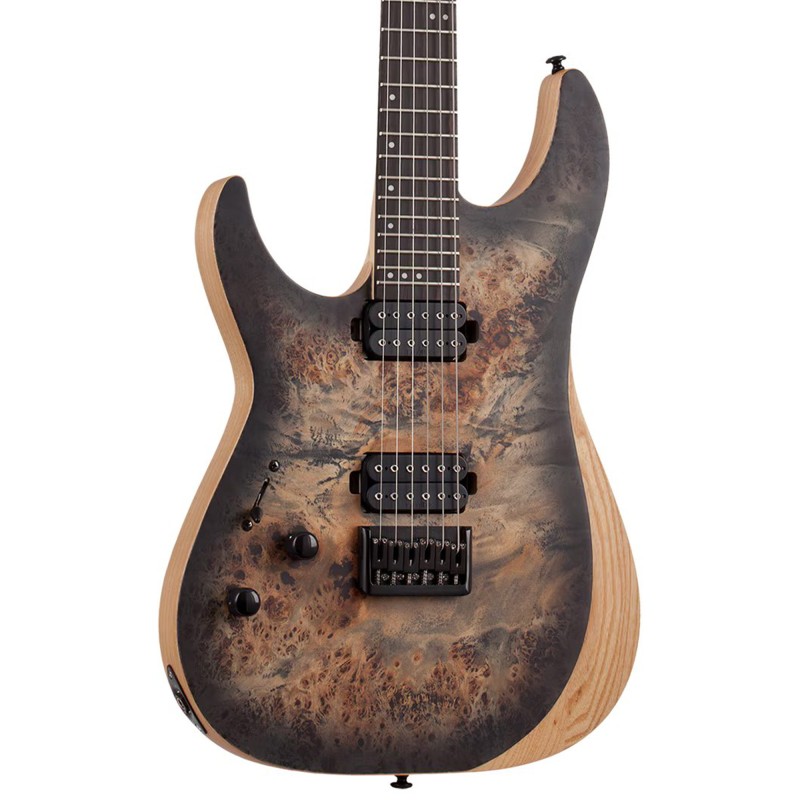 Schecter 1512 Electric Guitar Reaper 6 Left Handed - Satin Charcoal Burst