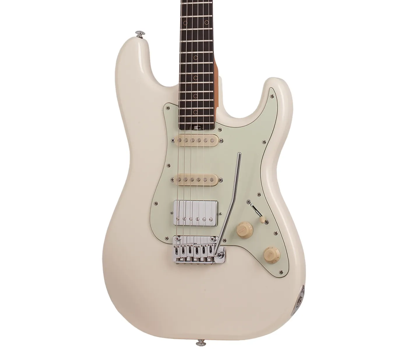 Schecter 1541 Electric Guitar Nick Johnston Signature Traditional HSS Electric Guitar - Atomic Snow