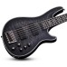 Schecter 1918 Hellraiser Extreme-5 Bass Electric Guitar - See-Thru Black Satin (STBLS)