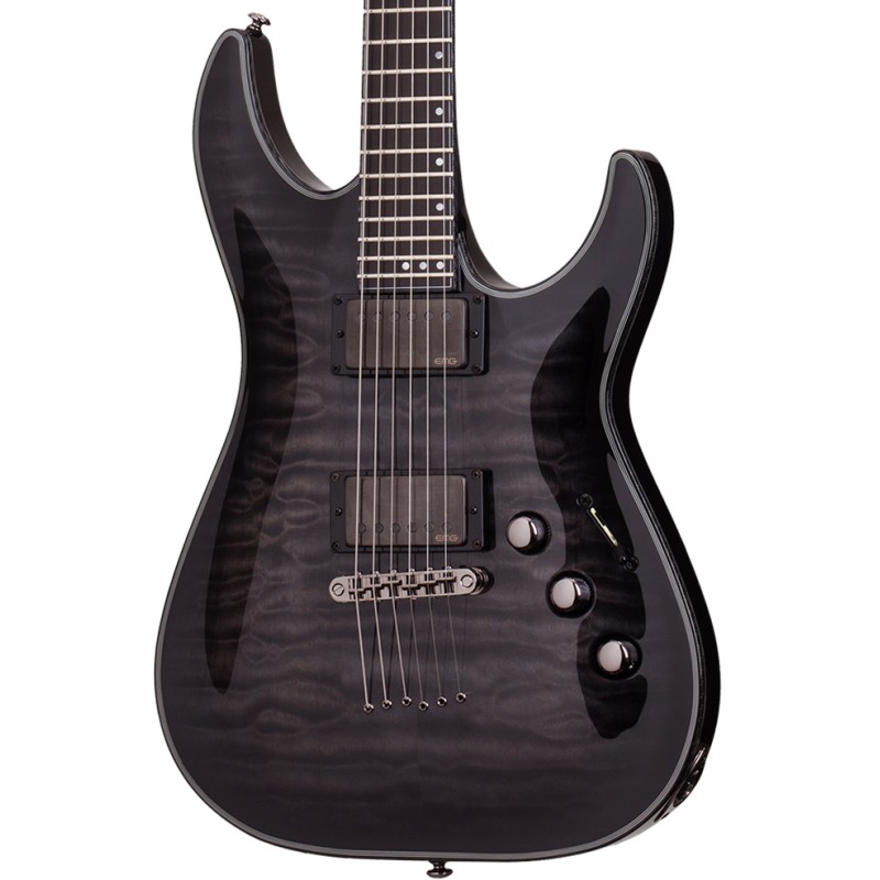 Schecter 1922 Hellraiser Hybrid C-1-Trans Black Burst