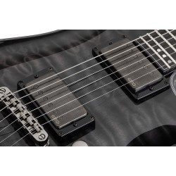 Schecter 1922 Hellraiser Hybrid C-1-Trans Black Burst