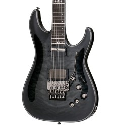 Schecter 1957 Hellraiser Hybrid C-1 FR-S Electric Guitar - Trans Black Burst