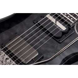 Schecter 1957 Hellraiser Hybrid C-1 FR-S Electric Guitar - Trans Black Burst