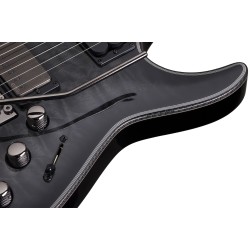 Schecter 1957 Hellraiser Hybrid C-1 FR-S Electric Guitar - Trans Black Burst