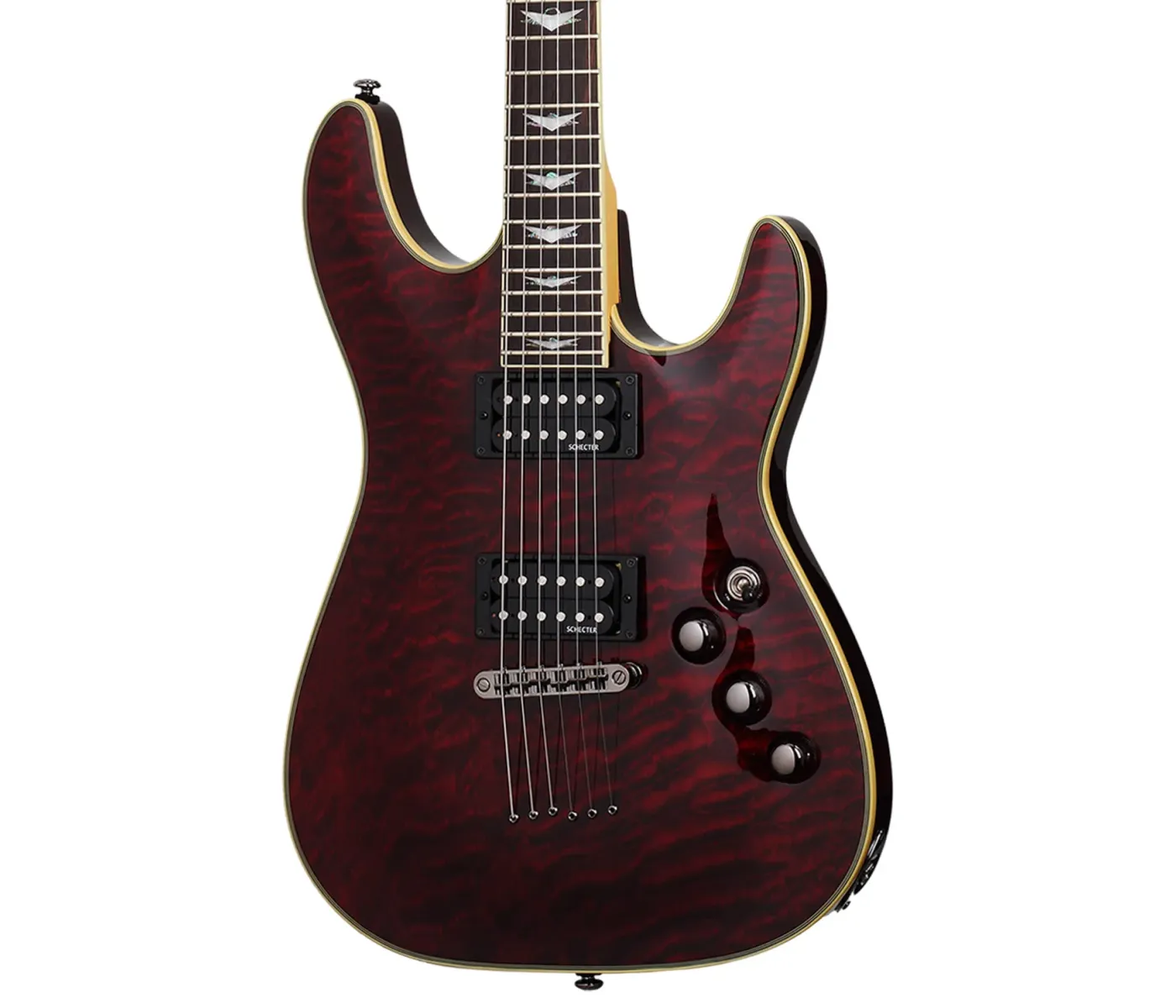 Schecter Electric Guitar Omen Extreme-6 - Black Cherry (BCH)