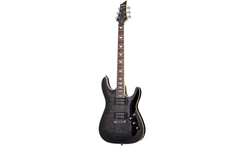 Schecter 2025 Electric Guitar Omen Extreme-6 - See Thru Black