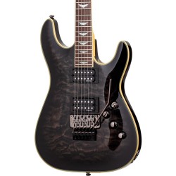 Schecter 2027 Electric Guitar Omen Extreme-FR - See-Thru Black (STBLK)