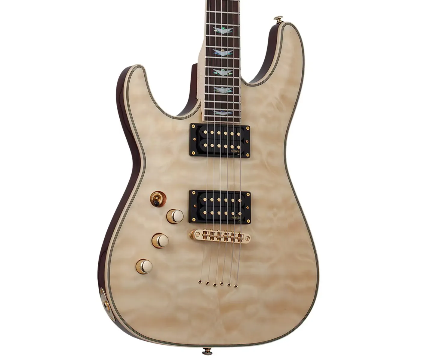 Schecter 2035 Omen Extreme-6 Left Handed Electric Guitar - Gloss Natural Schecter 2035 Omen Extreme-6 Left Handed Electric Guitar - Gloss Natural