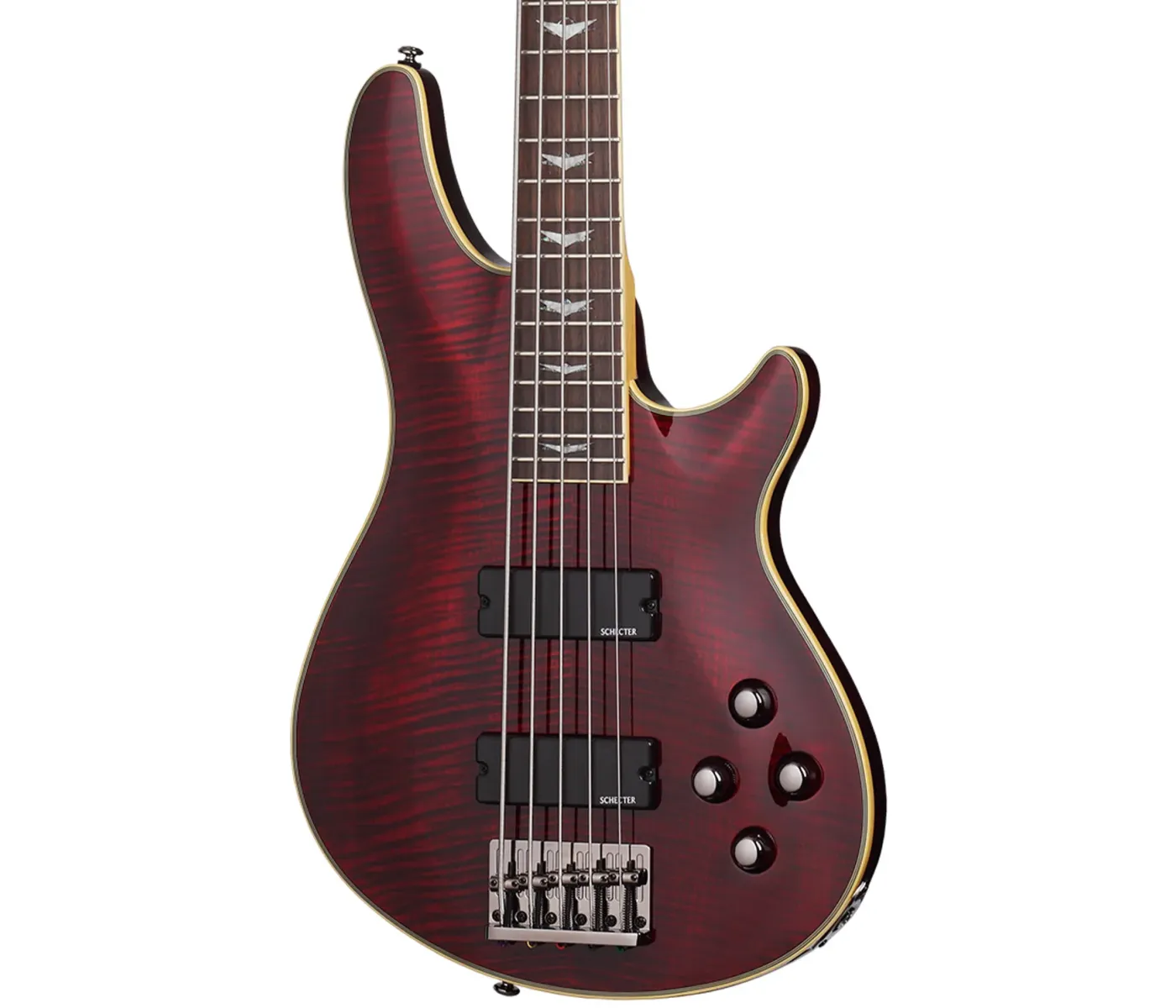 Schecter 2041 Electric Bass Omen Extreme 5 - Black Cherry (BCH)