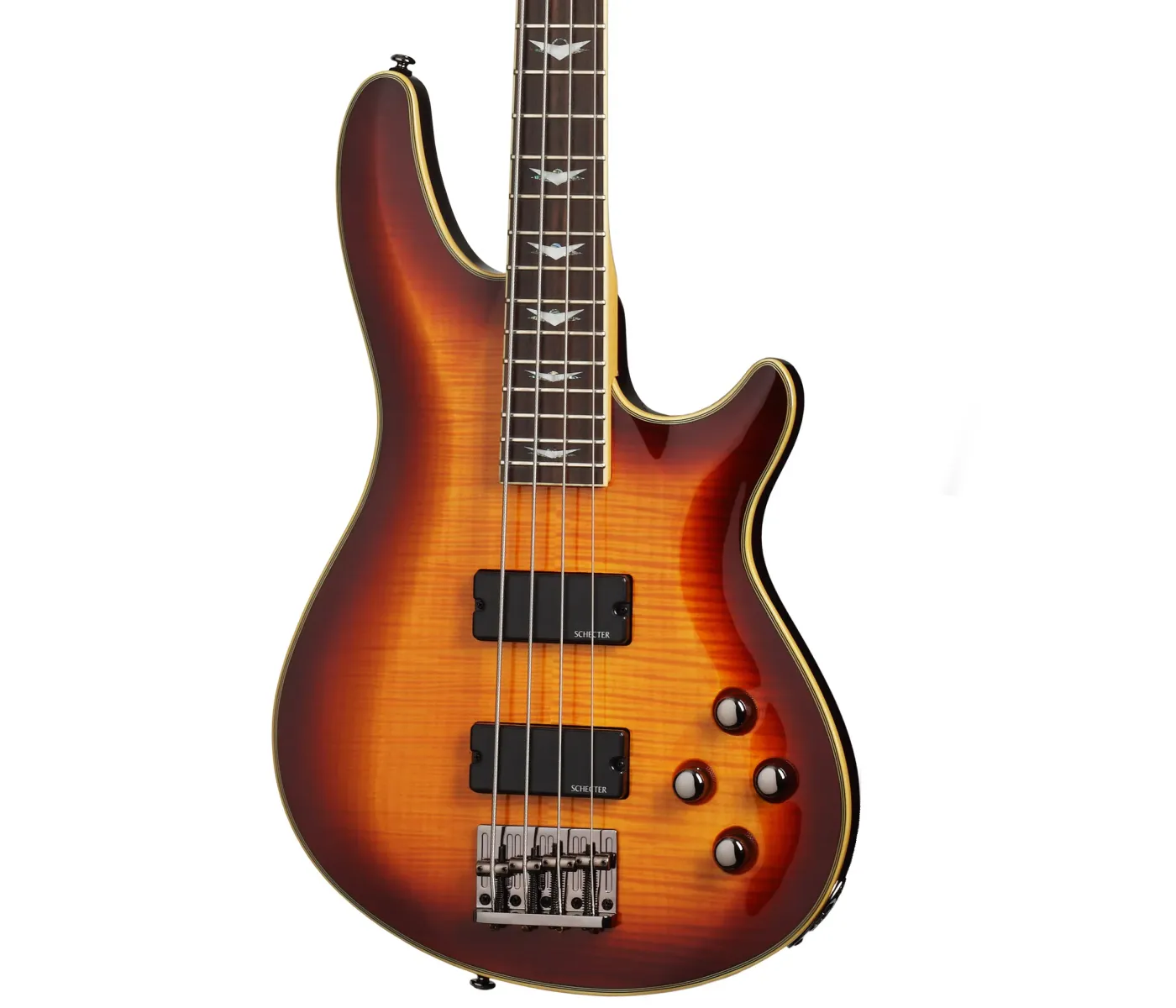 Schecter 2048 Electric Bass Omen Extreme 4-Strings - Vintage Sunburst Schecter 2048 Electric Bass Omen Extreme 4-Strings - Vintage Sunburst