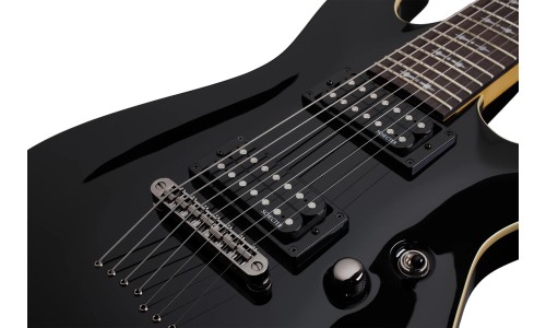 Schecter 2066 Electric Guitar Omen-7- 7 Strings - Gloss Black