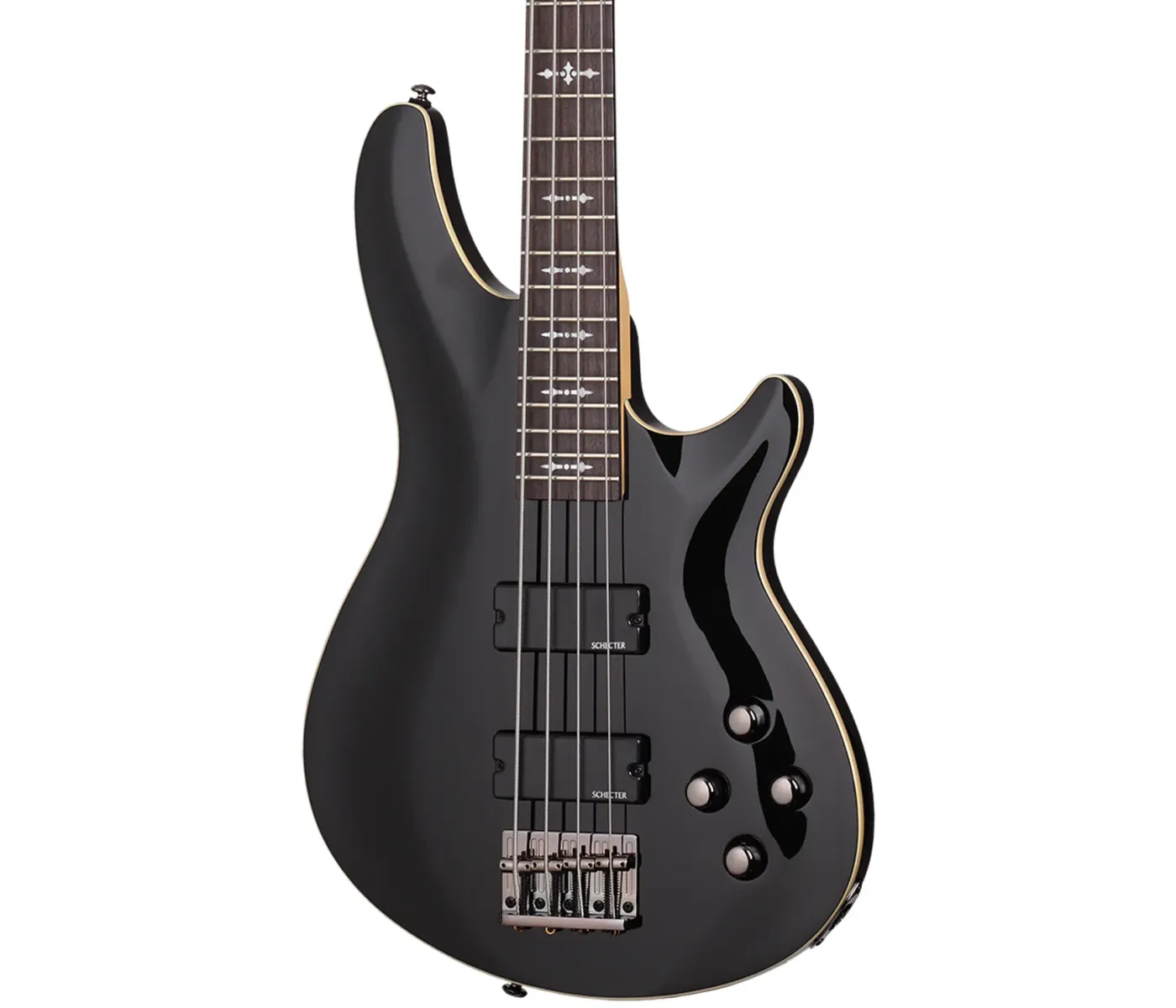 Schecter 2090 Electric Bass Omen 4 Strings - Gloss Black (BLK) Schecter 2090 Electric Bass Omen 4 Strings - Gloss Black (BLK)