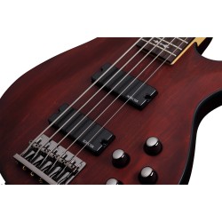 Schecter 2094 Electric Bass Omen-5 5-Strings - Walnut Satin (WSN) 