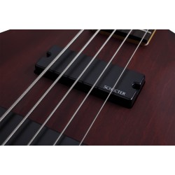 Schecter 2094 Electric Bass Omen-5 5-Strings - Walnut Satin (WSN) 