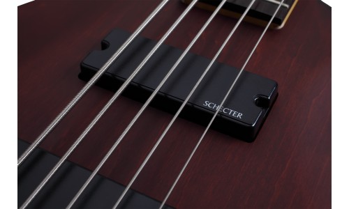 Schecter 2094 Electric Bass Omen-5 5-Strings - Walnut Satin (WSN) 