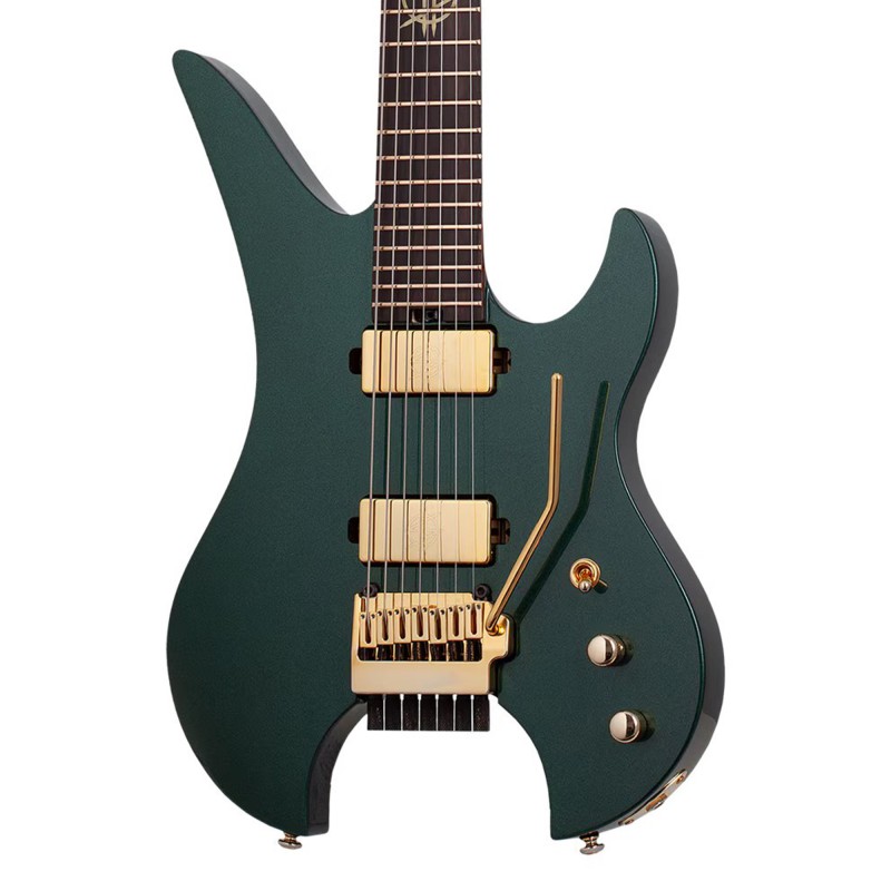 Schecter 2111 Electric Guitar 7 Strings Synyster Gates Custom-7 TR Headless - Oak Green Metallic