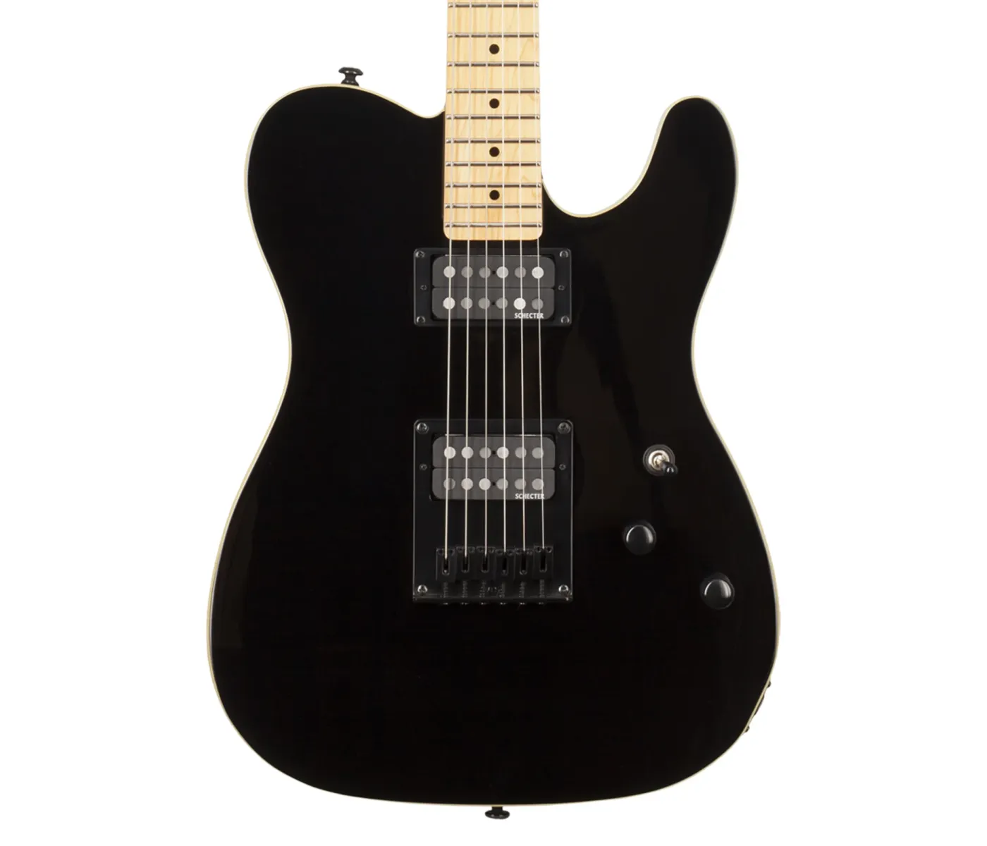 Schecter Electric Guitar PT BLK M.M Super Rock II - Gloss Black Schecter Electric Guitar PT BLK M.M Super Rock II - Gloss Black
