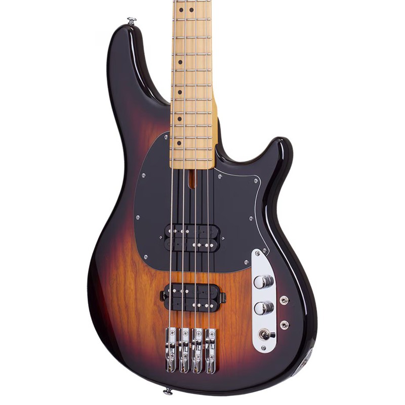 Schecter 2491 Electric Bass CV-4 Guitar - 3-Tone Sunburst (3TSB)